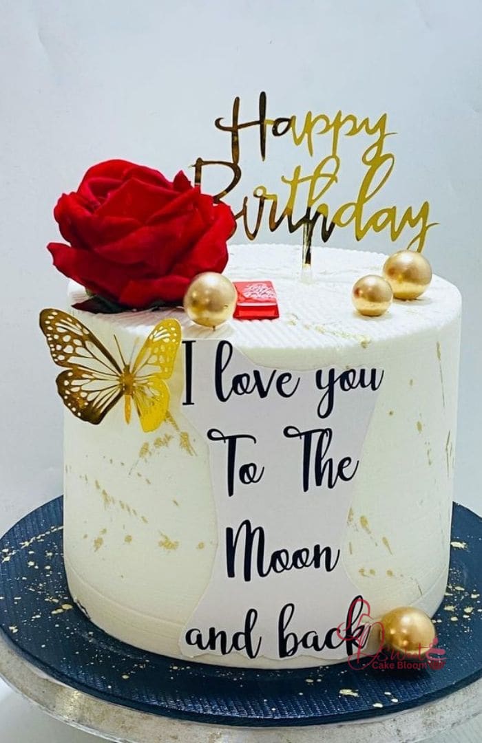 Romantic Emotion Cake